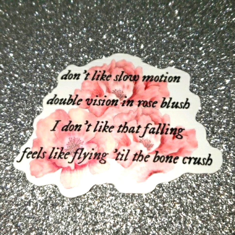10/$10 Taylor Swift EVERMORE Waterproof Sticker flower